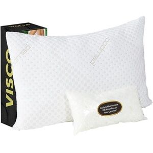 Brand New Cooling Memory Foam Pillow Side Stomach Back Sleeper Washable Bamboo